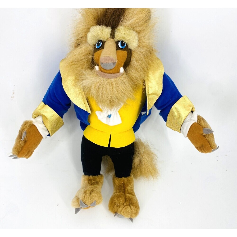 Vintage 14" 1992 Plush Toy Beast from Beauty and the Beast Mattel Disney